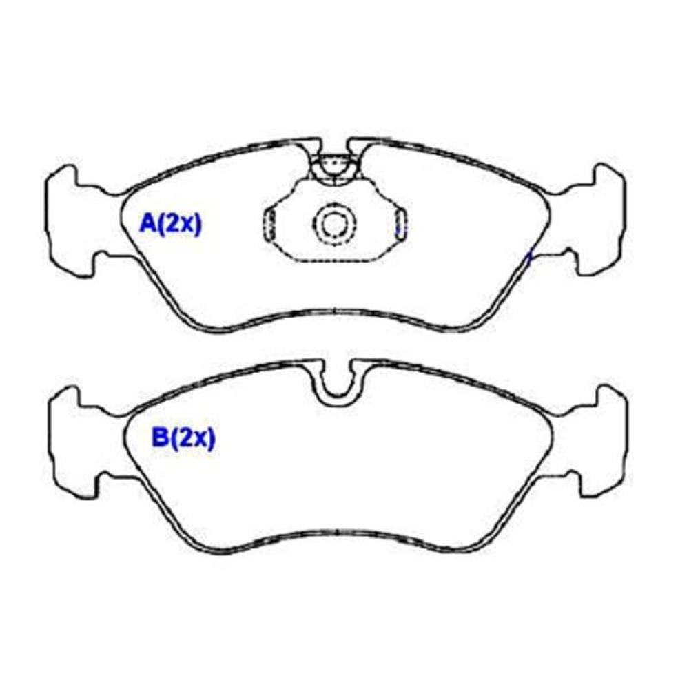 Pastilha de Freio Syl 1081 GM Suprema/Astra/Vectra/Omega/Calibra