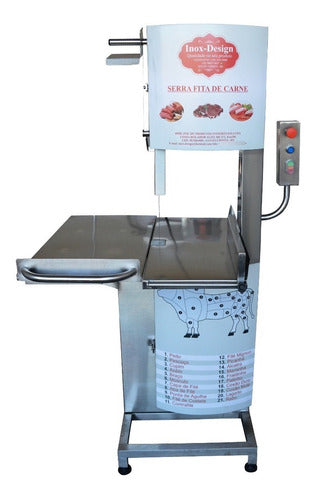 Serra Fita De Carne Inox 304 Serra Para Corte De Carne 2,82