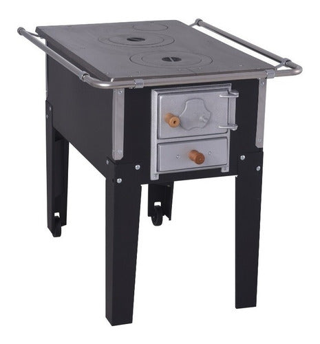 Fogão Lenha Tropikal F103 Tampo Ferro Com Interio Inox