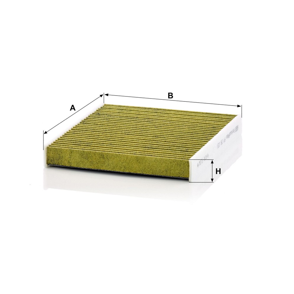 Elemento Filtrante Ar Condicionado Mann-filter FP26021 VW Nivus/T-CROSS/Polo, Audi A1