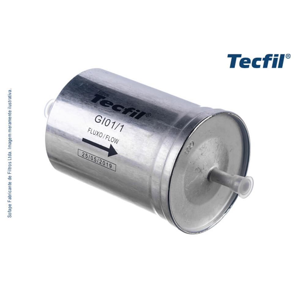 Filtro de Combustível Tecfil GI01/1 GM Omega/Suprema/Ipanema/Silverado, Mercedes E-CLASS/M-CLASS/G-CLASS/SL-CLASS/S-CLASS/SLK-CLASS/C-CLASS/CLK-CLASS