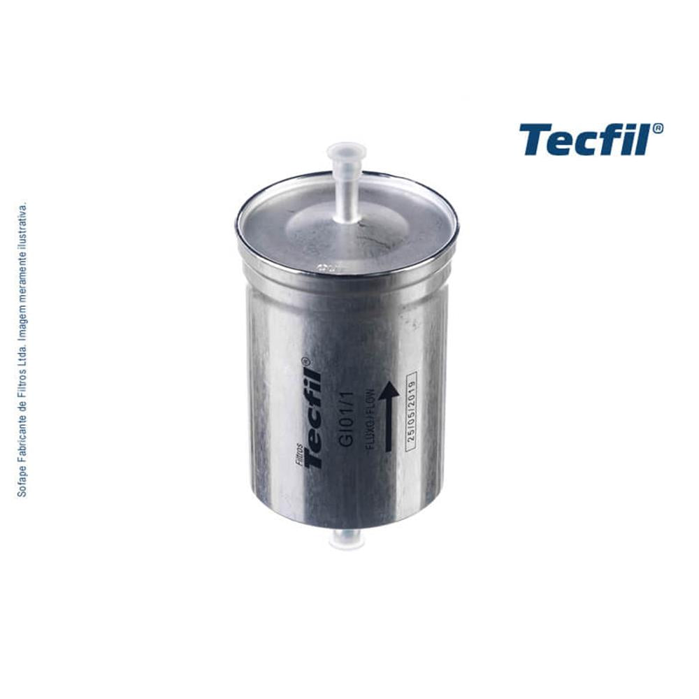Filtro de Combustível Tecfil GI01/1 GM Omega/Suprema/Ipanema/Silverado, Mercedes E-CLASS/M-CLASS/G-CLASS/SL-CLASS/S-CLASS/SLK-CLASS/C-CLASS/CLK-CLASS