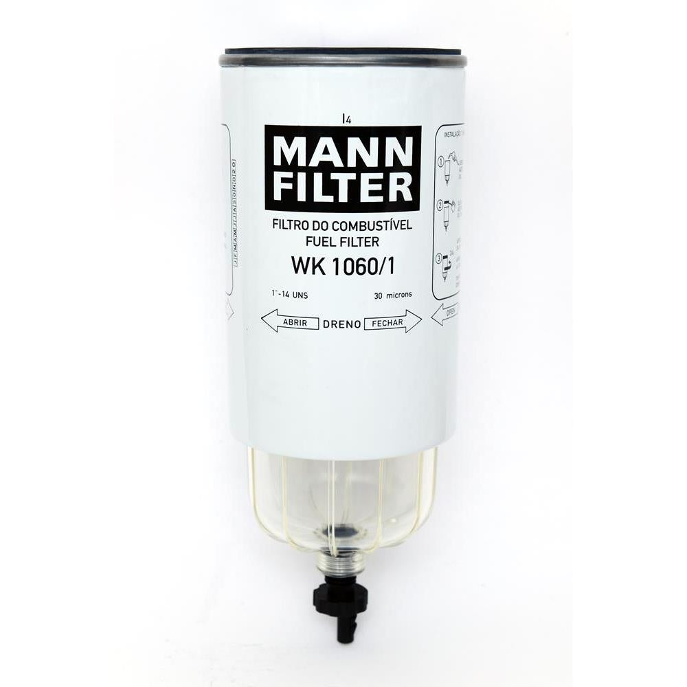 Filtro Blindado Combustível Separador d'Água Mann-filter WK1060/1 Volvo FM 12 420/NH 12 340/NL 12 360/FM 12 340/VM 23 240/NL 10 340/NL 10 320