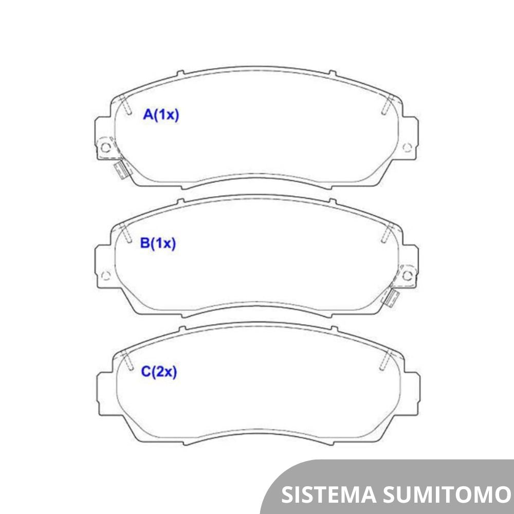 Pastilha de Freio Syl 2253 Honda CR-V, Chery Tiggo 8/Tiggo 8 Pro