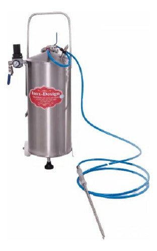 Inox Desing- Gerador De Espuma 30 Litros Em Aço Inox 304