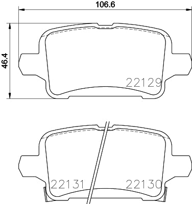 Pastilha de Freio Cobreq N-2033C GM Cruze SPORT6/Cruze/Equinox