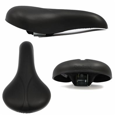 Selim Pvc New Mount, Preto, Base Plástica com Carrinho, 251x145mm, 299g Selle Royal – foto 1