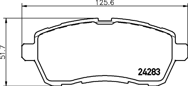 Pastilha de Freio Cobreq N-1465 Ford Ka Sedan/Fiesta/Ka, Suzuki Swift