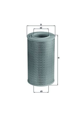 Filtro de Ar Mahle LX611 Peugeot Boxer, Fiat Ducato, Citroen Jumper, Daihatsu Feroza