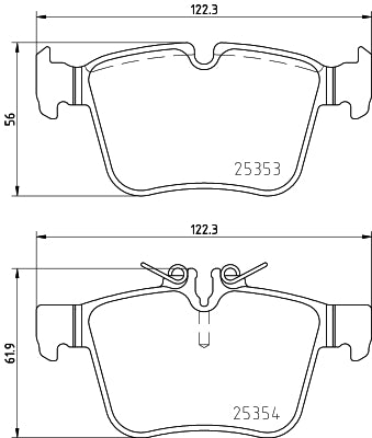 Pastilha de Freio Cobreq N-2023 Mercedes C-CLASS
