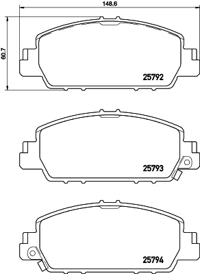 Pastilha de Freio Cobreq N-1780C Honda Accord/HR-V