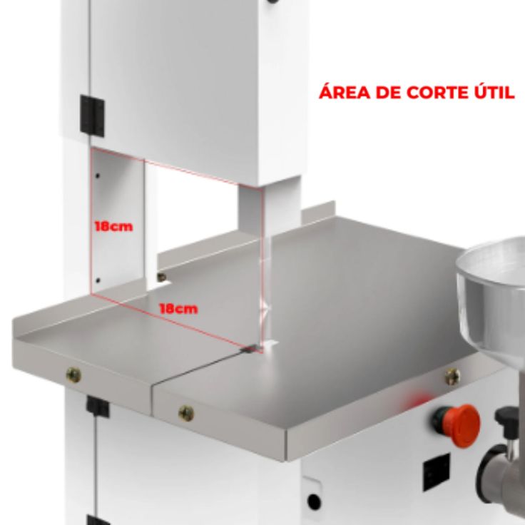Serra Fita De Bancada 146cm 13cv Com Moedor
