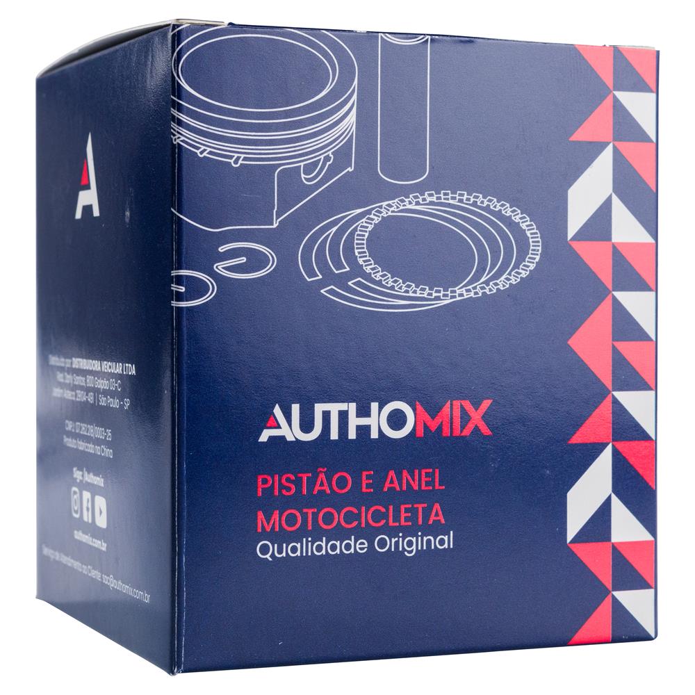 Pistão e Anel Authomix PA79816-1 Yamaha XTZ 150 Crosser