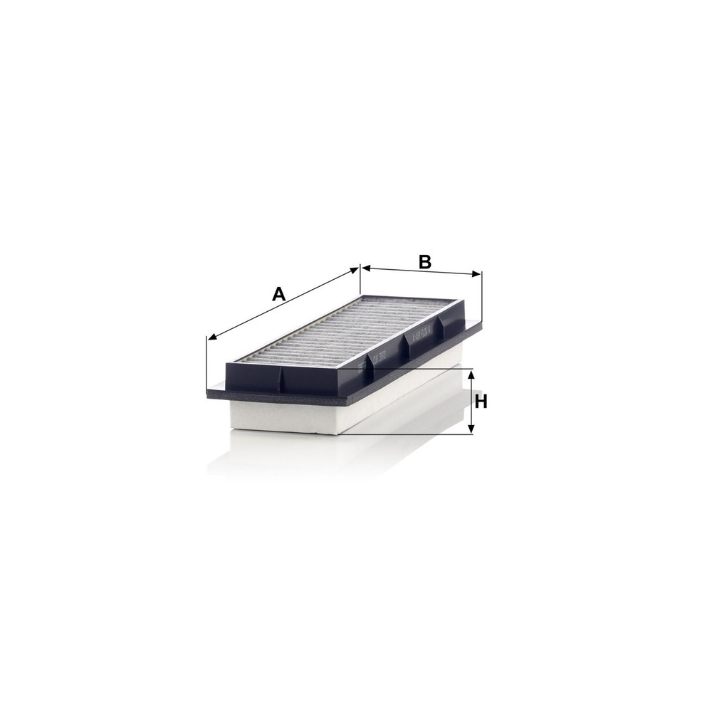 Elemento Filtro de Ar Condicionado Mann-filter CUK3970 John Deere 4630/5085 E/5090 E/5078 E