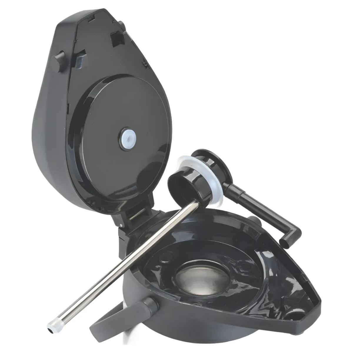 Garrafa Térmica Excellence 1,9L Inox/Preto Alta Qualidade