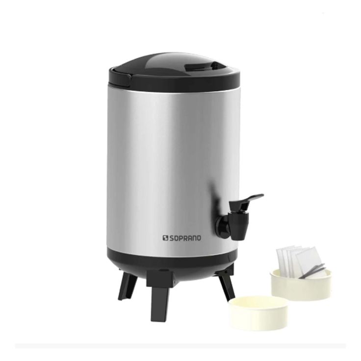 BOTIJAO PALACE 4L INOX/PRETO