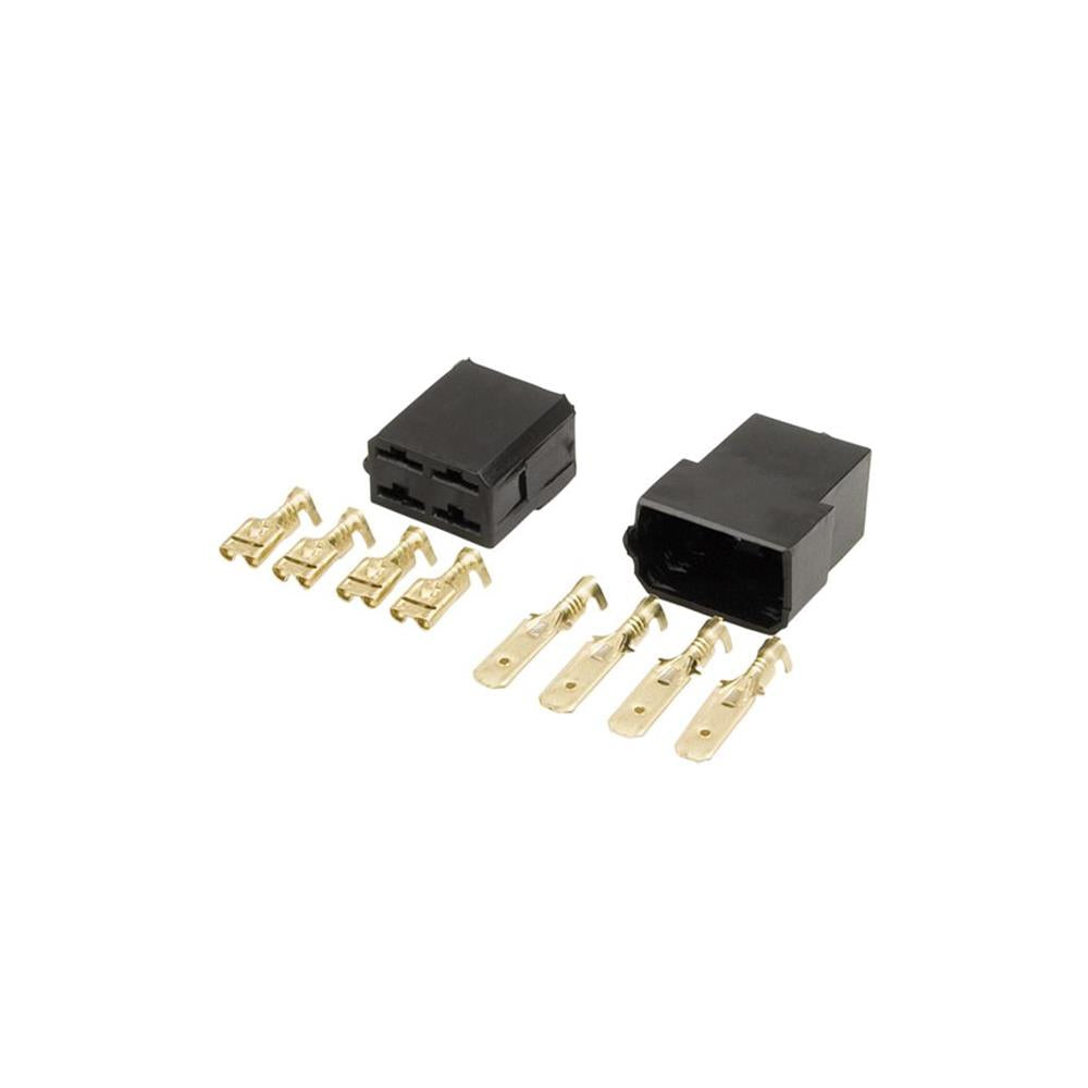 Conector 4 Vias com Terminais Permak 35A Caixa com 10 Universal Máquinas Agrícolas