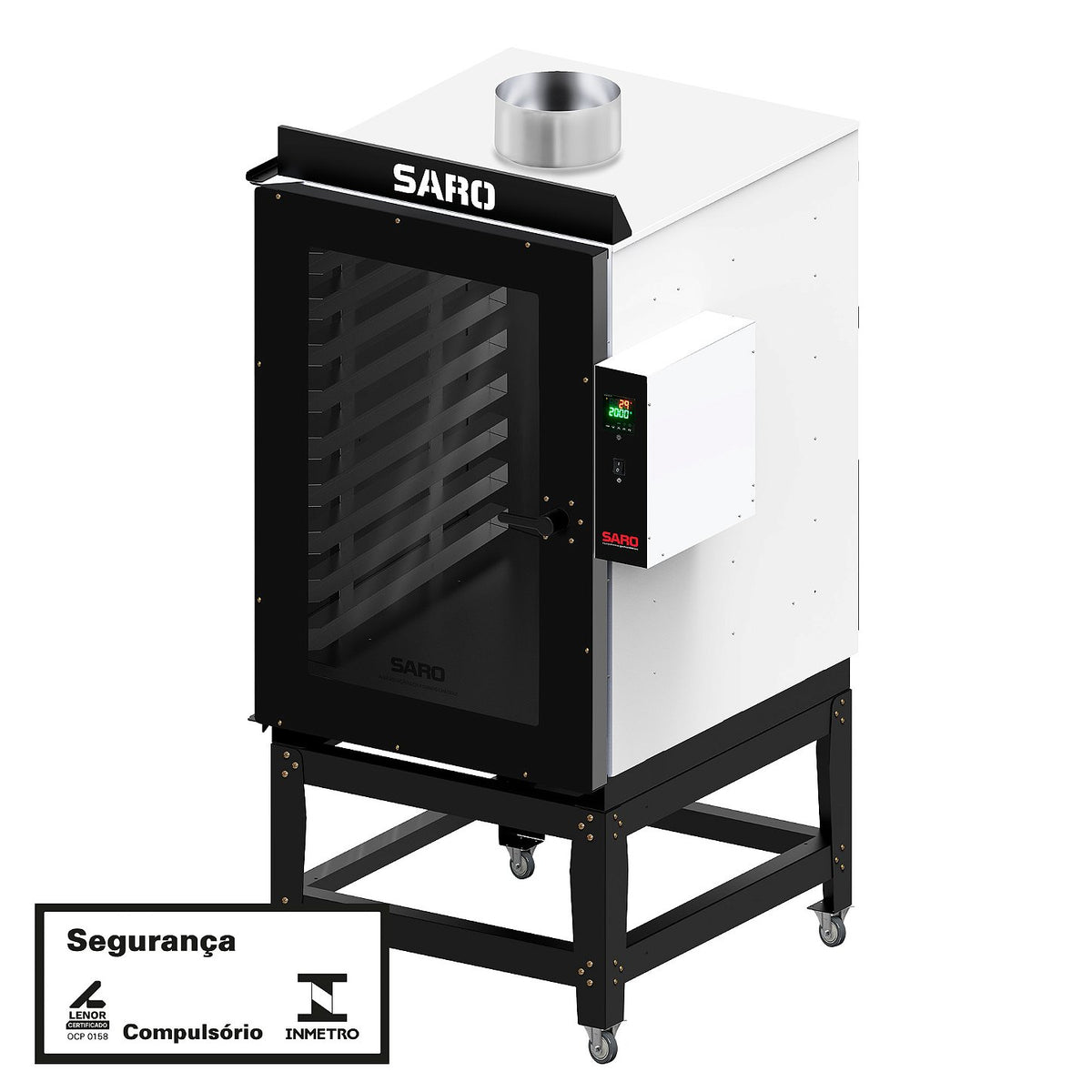 Forno Turbo Industrial Saro FTI10T 10 Esteiras Trifásico 750 Pães/Hora