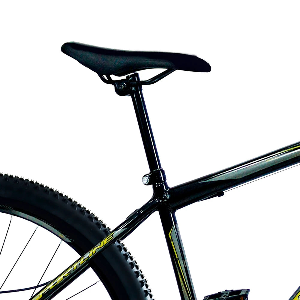 Bicicleta 29 Aço Carbono 21v Freio Disco ST13 Preto/Dourado – foto 4