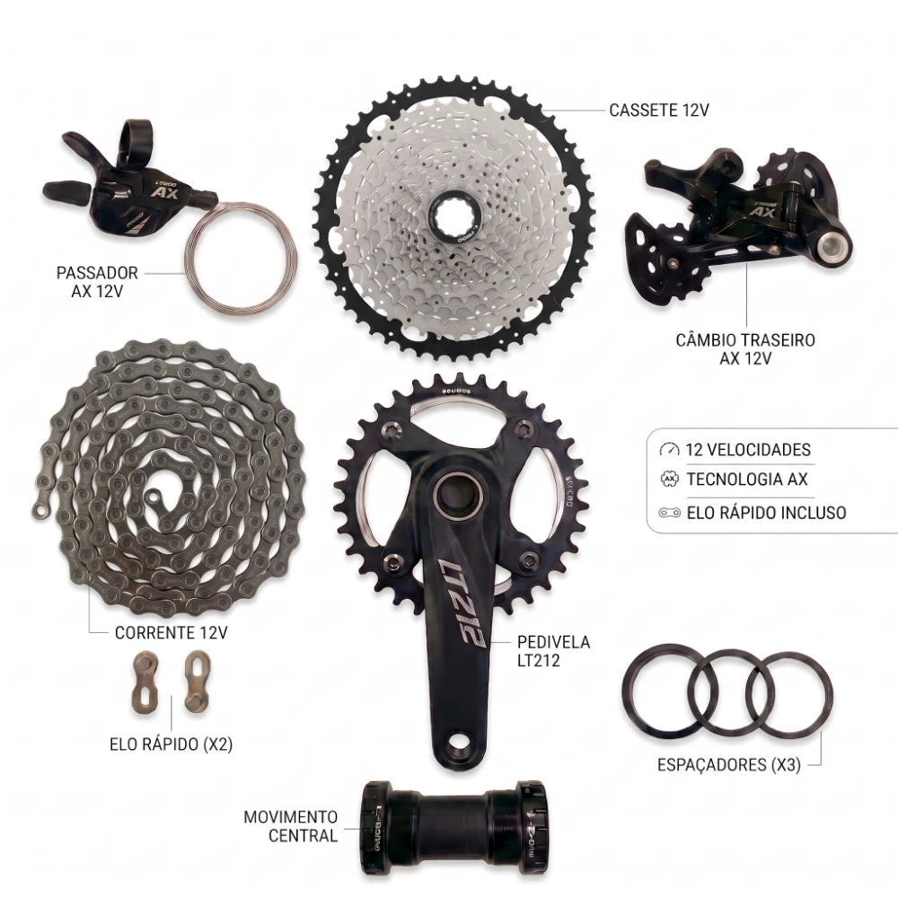 Kit LTWOO Silver AX12 Velocidades