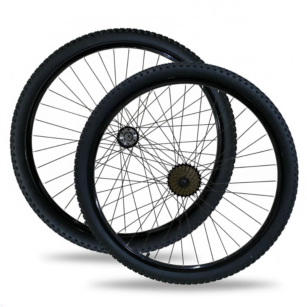 Kit par de rodas Aro 29 com pneu Alumínio Aero Cubo com Blocagem 8 Velocidades – foto 2
