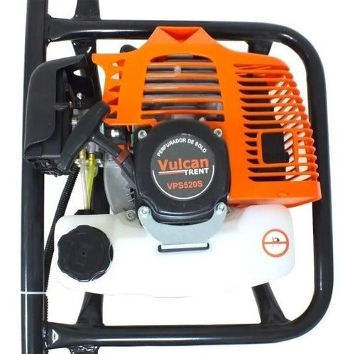 Perfurador De Solo Vulcan Vps520s 52cc 2,5hp Broca 80x15cm