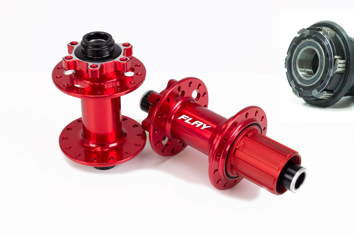 Par Cubos Boost 28 Furos Flay Rolamentado Barulhento Vermelho