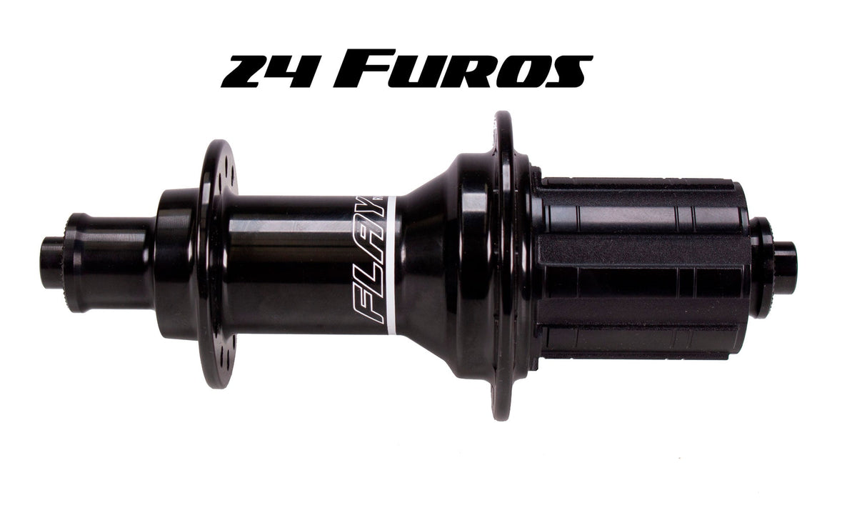 Par De Cubo Road Speed 24 Furos Ultra Leve Flay Arc Rolamentado – foto 2