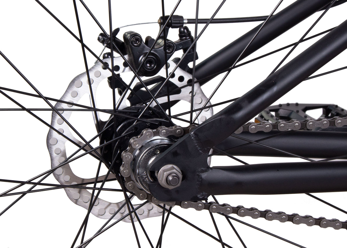 Bicicleta aro 26 pro-x freeride cr-s preto - susp. azul – foto 3