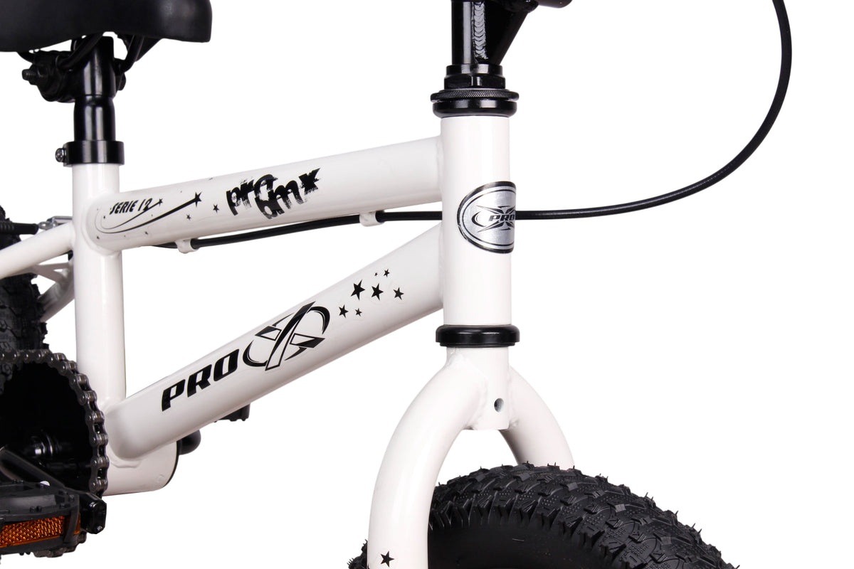 Bicicleta Bmx Aro 12 Pro-x Mod Serie 12 Freestyle Pneu Balão Branco – foto 5
