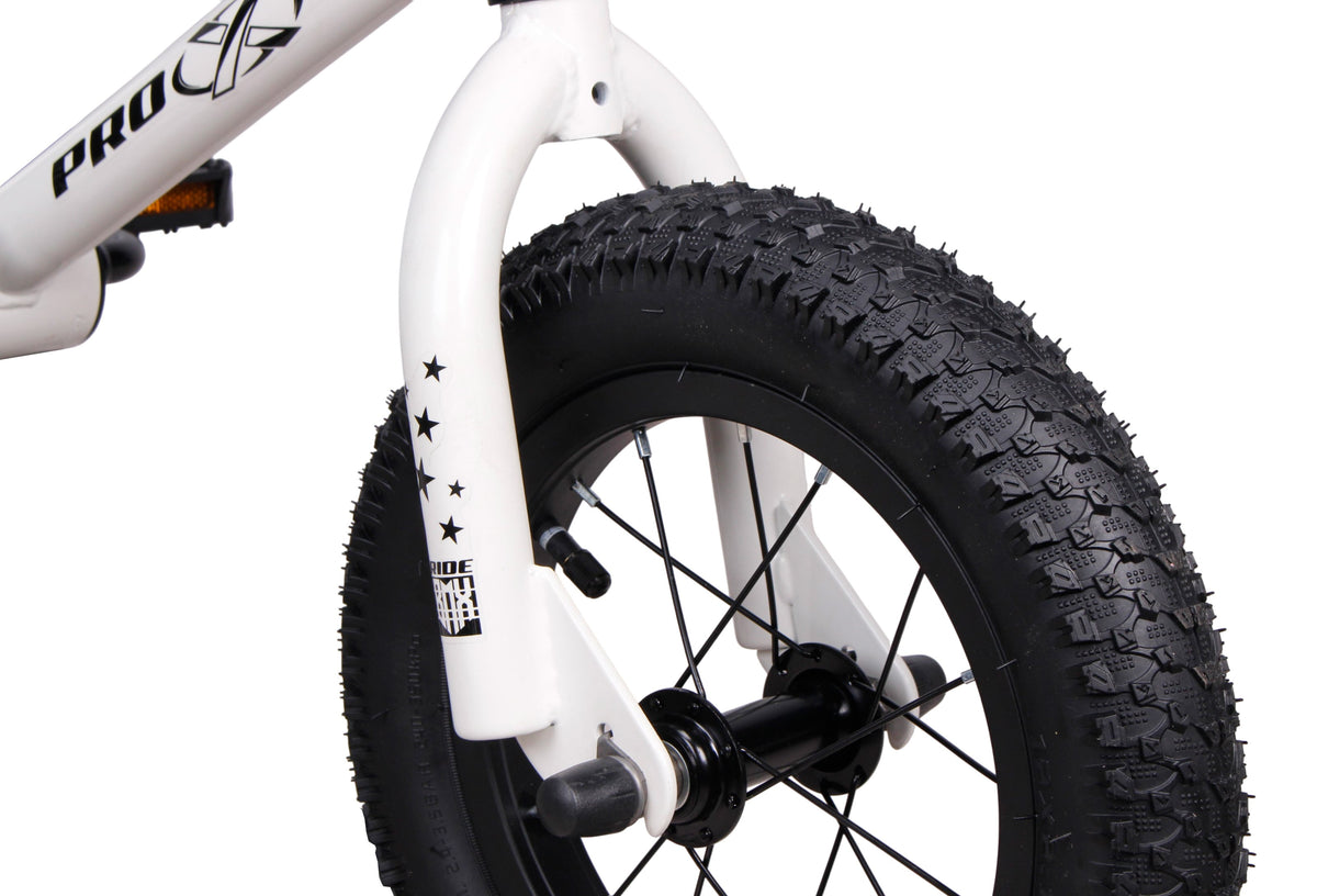 Bicicleta Bmx Aro 12 Pro-x Mod Serie 12 Freestyle Pneu Balão Branco – foto 7