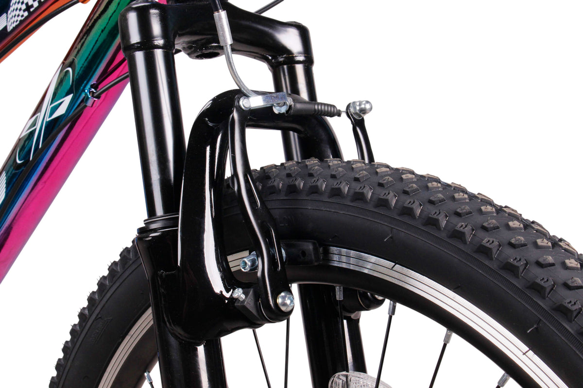 Bicicleta mtb aro 24 pro-x x-fun - camaleao 7 marchas – foto 3