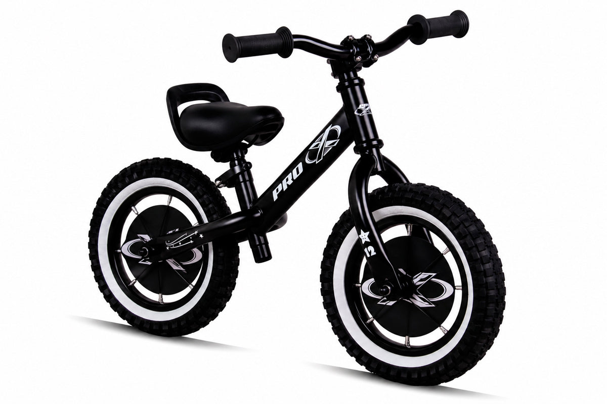 Bicicleta Infantil Pro X Balance Aro 12 Serie Kids Sem Pedal COR:Preto