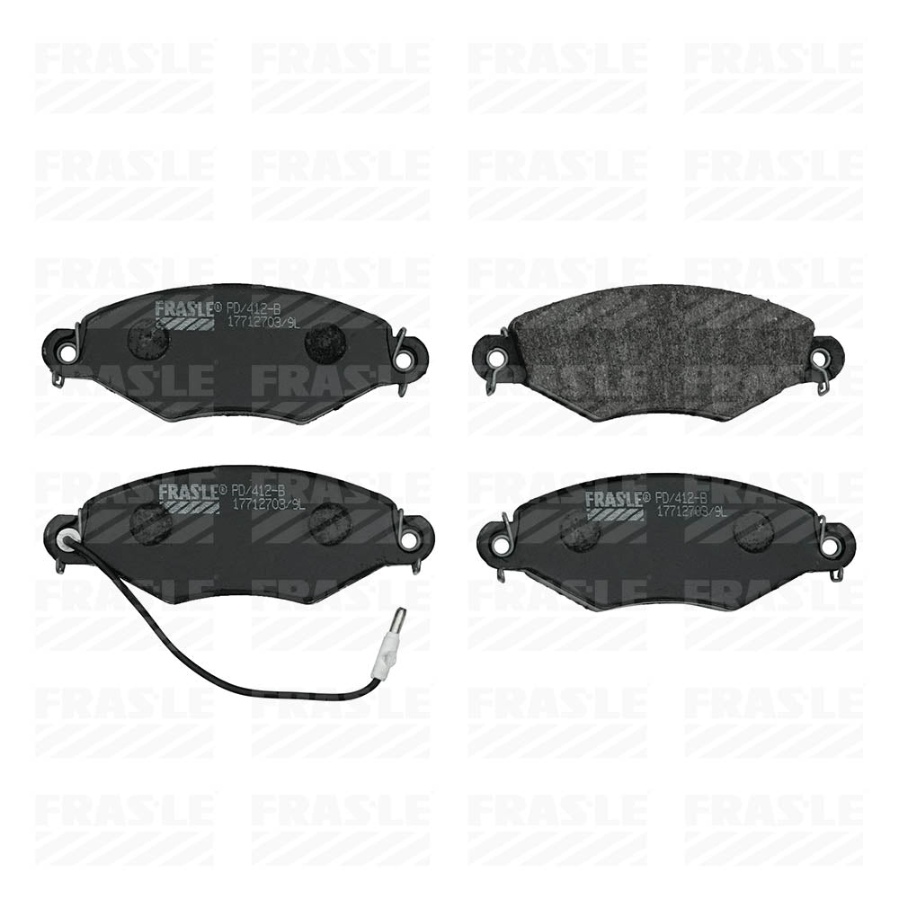 Pastilha de Freio Dianteira Fras-le PD/412-B PD/1788 Peugeot 206, Renault Kangoo