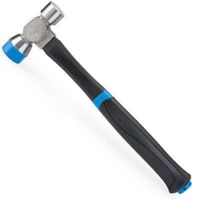 Martelo Fibra de Vidro Park Tool Hmr-8, Aço Cabo Emborrachado, Lado Plástico Substituível, 680g.