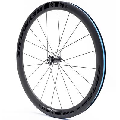 Roda, 700, Aro Carbono, Reynolds Blacklabel Ar46, Perfil 46mm, Larg Int 21mm, Ext 31mm, Disco, Raio Sapim Cx-ray, Núcleo HG, Engate 6 – Par – foto 2