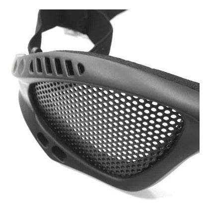 Óculos Proteção Tela De Aço Para Airsoft - Ntk Tático