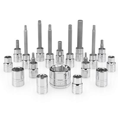 Soquetes, Park Tool Sbs-1.2, Allen 3-10mm, Torx T25 / t30 / t40, Boca 8-15mm, Soquete 24,5mm, Todos Padrao 3/8, Ideal para Torquímetro – Jogo – foto 1