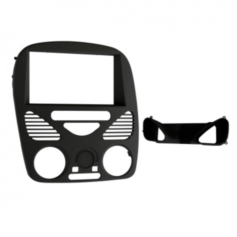 Moldura 2din Palio 02/14 Sem ar Preto F Fiamon 4279 Fiat Siena/Strada/Palio