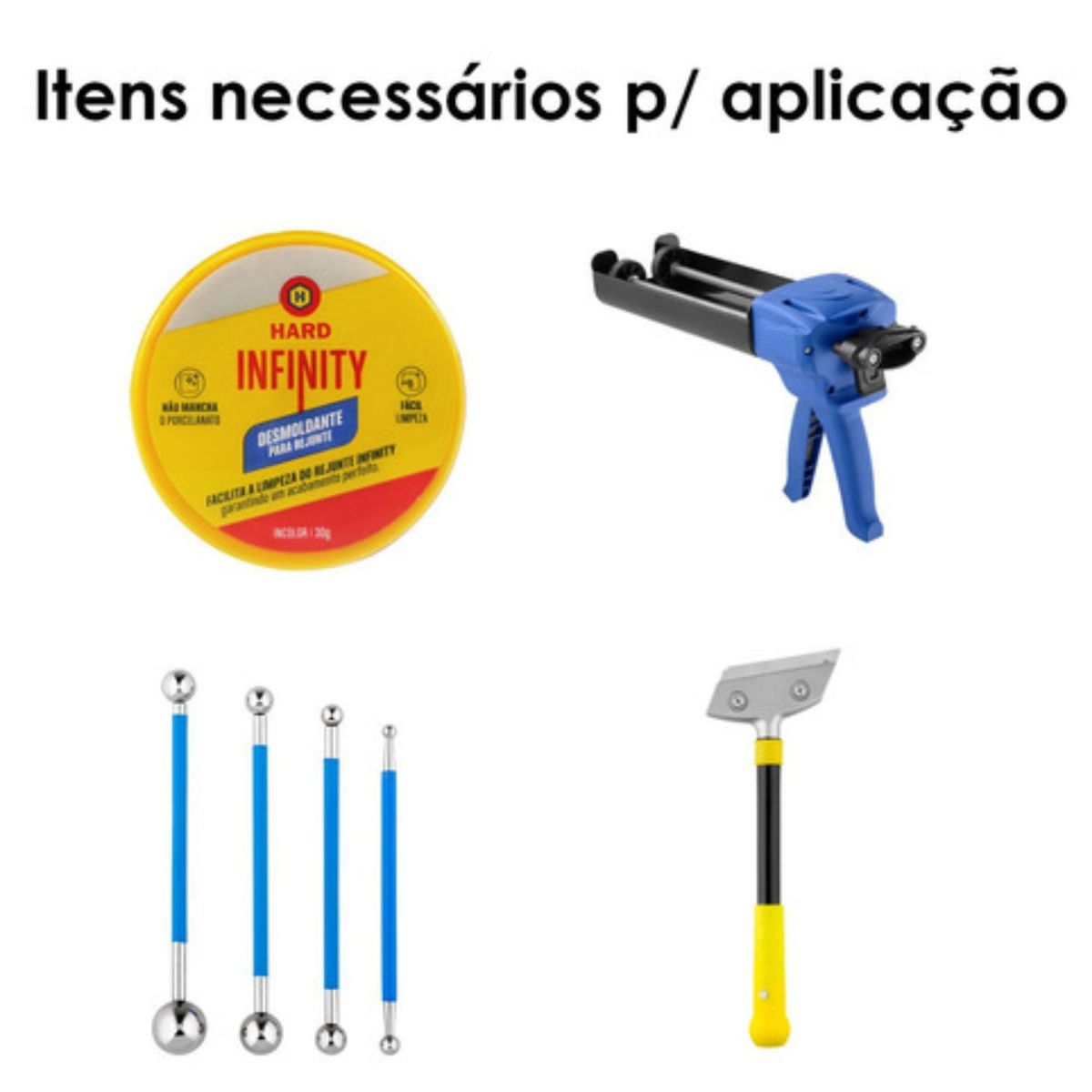 Rejunte Infinity Porcelanato 330ml - Hard Diversas Cores