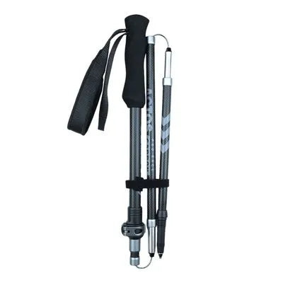 Bastão de Caminhada 38cm-135cm Trava Rápida, Tubo 50% Carbono + 3K Actos Pro Race Carbon Azteq