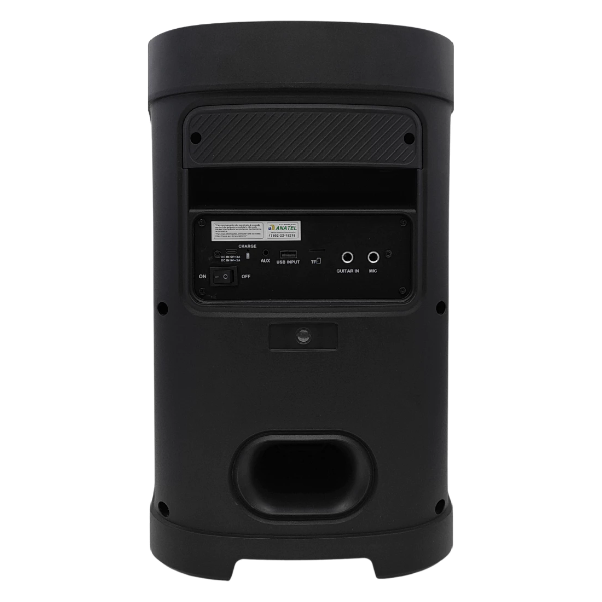 Caixa de Som Sem Fio 110W Woofer 8" TWS FM Bateria 4000mAh