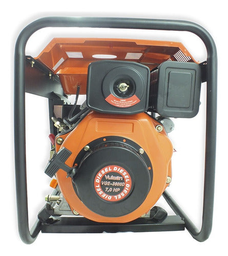 Gerador Portátil Vulcan A Diesel 3600w Bifásico 127v/220v