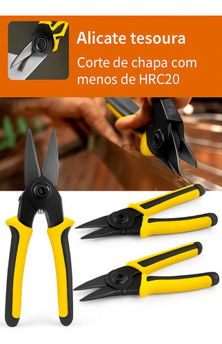 Alicate Multifuncional 5 Em 1 Troca Rápida Uso Universal