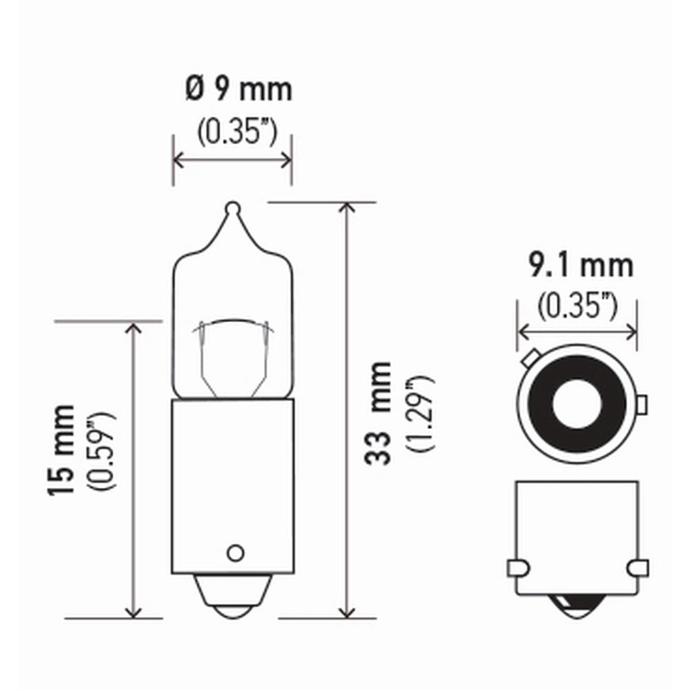 Lâmpada 12v 21w Bay9s T2.75 H21 Hella H21W Audi R8, Universal Motos/Máquinas Agrícolas/Automovéis e Utilitários Leves