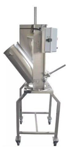 Ensacadeira Elétrica 15kg Com Pedestal E Rodizio Galvanizado