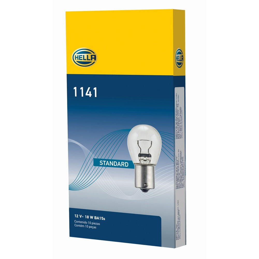 Lâmpada S8 12v 18w Ba15s Hella 1141 Caixa com 10 Universal Automovéis e Utilitários Leves/Caminhões/Ônibus/Máquinas Agrícolas/Motos