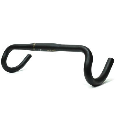 Guidão, Alumínio Corrida, Zoom Dr-al-210bt, 31.8x420mm, Reach 80mm, Drop 124mm, Preto Acetinado, 315g – foto 1