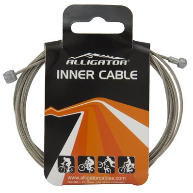 Cabo de Freio, Alligator Basic, Aço Inox, para Mtb / estrada, 1,6x1700mm, 19 Filamentos, 1 Unidade – foto 1