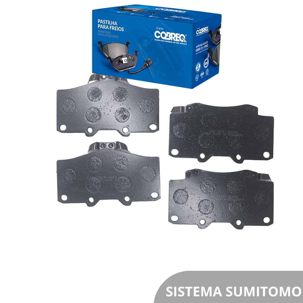 Pastilha de Freio Cobreq N-844 Toyota Hilux/Hilux SW4